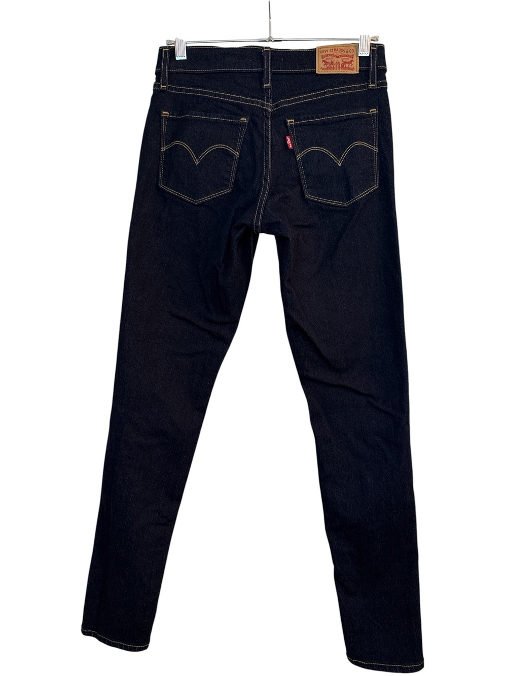 Levi's 311 Shaping Skinny Jeans in Dark Indigo with Contrast Stitching - Picture 4 of 7
